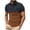 Brown&&100, variant on CONROSES Men's Short Sleeve Polo Shirts Western Cowboy Graphic Collared Polo Shirt for Men Casual Golf Shirts