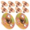 thumbnail image 2 of SHISUYAN 20 Pcs Écrous à Rivets en Métal à 3 Trous de Vis, Écrous de Té à Base Ronde pour Meubles (M8), 2 of 8