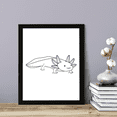 thumbnail image 3 of Designs ByLITA Axolotl Outlined version, 11 x 14 Wall Print Animals (Unframed) | Family Presents | Bedroom | Stylish Kindergarten Decor, 3 of 4