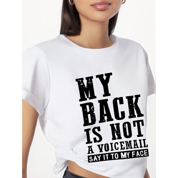Letter Print Workout T-Shirt, Short Sleeve Crew Neck Casual Sports , Women's Clothing Tee For adult, Men, Women, Teen, Teenager, adolescent, Youth