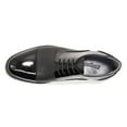 thumbnail image 3 of Elegante Men's Anthony Cap Toe Leather Oxford Shoes, Polla Nero Vernice,7 M US, 3 of 5