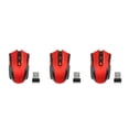 thumbnail image 1 of Matsuzay Ratón óptico inalámbrico de velocidad rápida con receptor USB, 6 botones, ordenador para juegos, ratón de plástico, accesorios Type5 NO5, 1 of 6