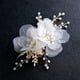 thumbnail image 5 of BRIDAL Pinzas para el Cabello para Novia, 2 Piezas, Horquillas para el Cabello de Boda con Flores, Accesorios para el Cabello de Boda para Novia (Oro), 5 of 5