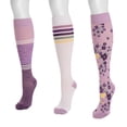 thumbnail image 3 of MUK LUKS Women's 3 Pair Pack Compression Socks, 3 of 6
