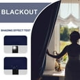 thumbnail image 3 of LKYUHGS-Blackout Curtains for Bedroom\u2013 Thermal Insulated,Noise Reducing Room Darkening Rod Pocket Curtains for Living Room, Set of 2 Panels with Tiebacks, 42 x 63 inch Long, Greyish White, 3 of 4