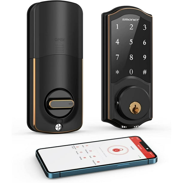 Smart Deadbolt, Keyless Entry Door Lock with Keypad, Electronic
