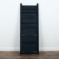 thumbnail image 4 of Milltown Merchants Distressed Ladder Shelf - Rustic Leaning Bookshelf - Navy, 4 of 4