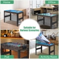 thumbnail image 4 of 16 in 1 Multi Game Table for Kids and Adults, SHINPT 48" Game Table with Foosball, Billiards, Ping Pong, Push Hockey, Combo Game Table Set for Backyard, Gameroom, Multi Table Games for Gift for Party, 4 of 12