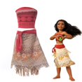 thumbnail image 1 of Disney Little Girls Moana Princess Dresses Costumes Cosplay Toddler Dress Vaiana Clothes Party for 3 6 8 10 Yrs Girl Outfit GiftTag 110cm (4T) Gao Jinjia LED, 1 of 2