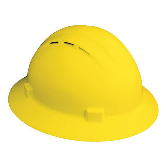 Hard Hat, Americana, Polyethylene, 4 Point Ratchet, Type 1, Class C, Yellow