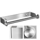 thumbnail image 2 of Wosthever Soporte para papel de cocina, soporte para colgar en la pared de acero inoxidable, soporte de almacenamiento de tejido para encimera, Juegos de accesorios de baño Plata, 2 of 6