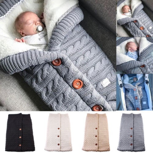 45cm 0-9 Months Baby Sleeping Bag for Stroller Infant Sleeping Sack 3 Tog Newborn Blanket Footmuff for Pushchair Swaddle Wrap 87
