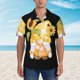 thumbnail image 2 of Fotbe Sunflower Gnomes 3 Camisa Hawaiana para Hombre Unisex – Camisa Casual de Verano con Botones de Manga Corta de Algodón y Lino,X-Large, 2 of 7