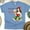 CarolinaBlue, variant on Beer Lover Graphic Tee | Retro Pin-Up Girl Funny Drinking T-Shirt, Azalea, Size S