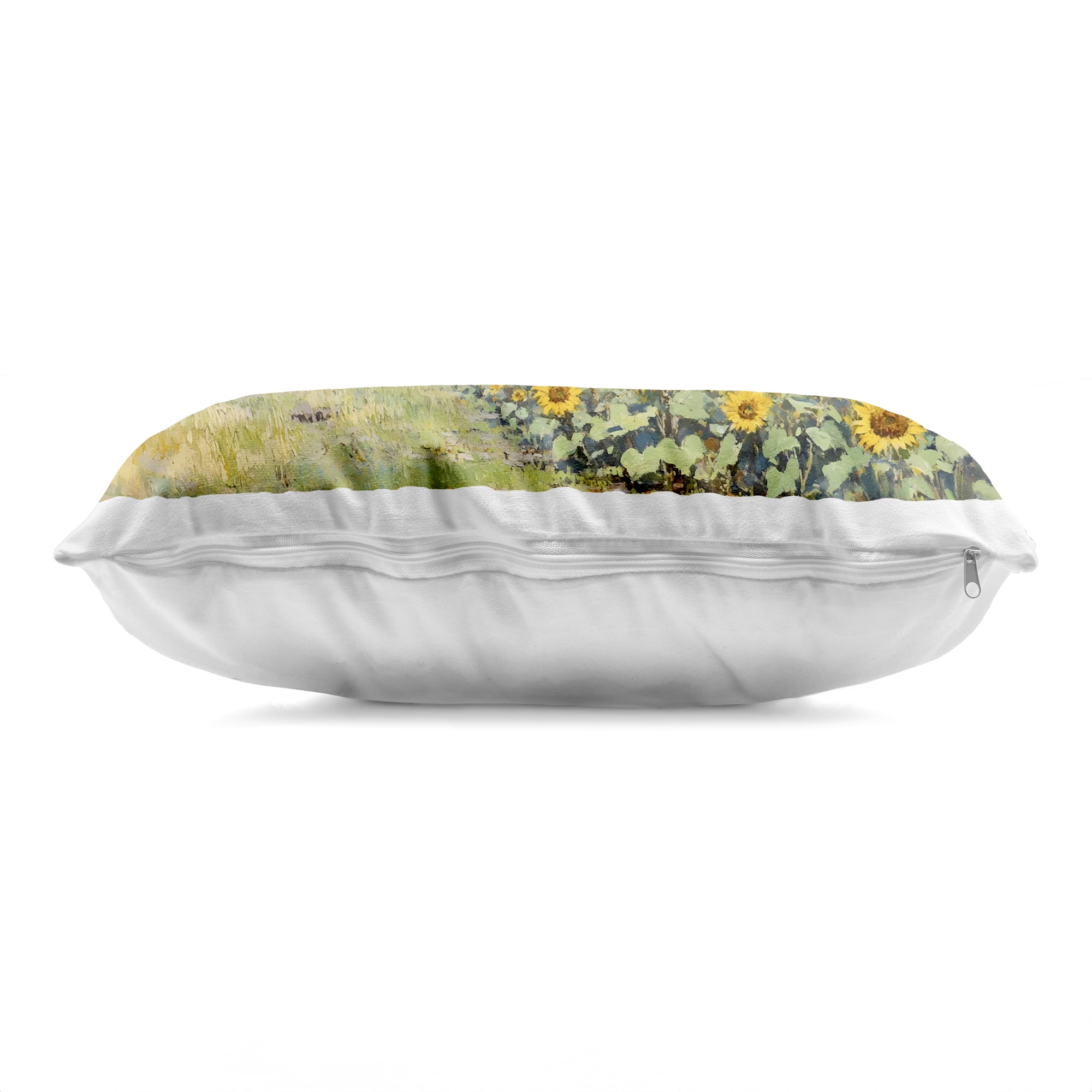 Stupell Industries Sunflower Pickup by Old Barn Decorative Printed Throw Pillow, design by Franklyn Gregory, 14 x 7 x 20