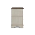 thumbnail image 5 of New Classic Furniture Anastasia 3-Pc Wood Bedroom Set with Dresser in Ant. White, 5 of 11