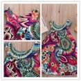 thumbnail image 4 of LMLYSoH Toddler Baby Girl Sleeveless Dress Round Neck Bohemian Print Sundress Long Dress, 4 of 6