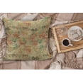 thumbnail image 2 of Geometric Fluffy Throw Pillow Cushion Cover, Soft Toned Retro Inspired Cube Pattern with Squares and Lines Vintage Retro, Decorative Square Accent Pillow Case, 26" x 26", Multicolor, by Ambesonne, 2 of 5