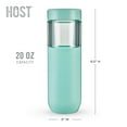 thumbnail image 4 of Host FREEZE Double Walled Water Bottle, Freezer Cooling Tumbler, 20oz Mint, 4 of 8