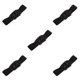 thumbnail image 2 of Sonducket Cinturón de mujer Cintura de mujer Cinturones de niña de color sólido para decoración Negro Negro 5piezas Sonducket CBP256768, 2 of 5