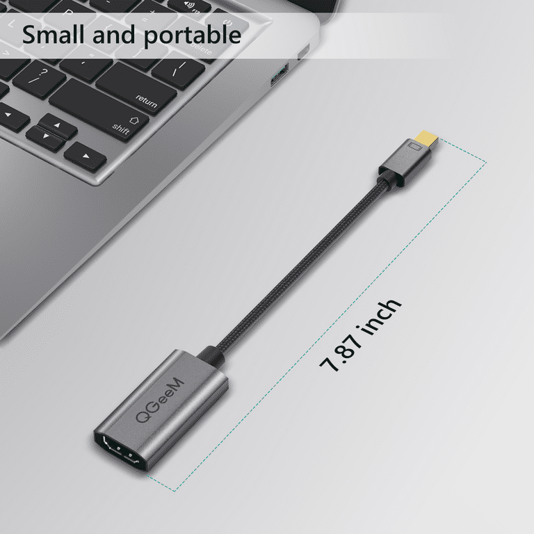 Sabrent Mini DisplayPort (Thunderbolt 2) to HDMI Adapter with Support for  4K [Gold Plated] (DA-MDHA)