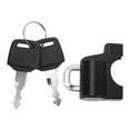 thumbnail image 3 of Helmet Lock, Easy To Install Remove Motorbike Helmet Lock Uniform Texture Prevent Theft Aluminum Alloy Rustproof  For Motorcycle Accessories For Electric Bike, 3 of 8