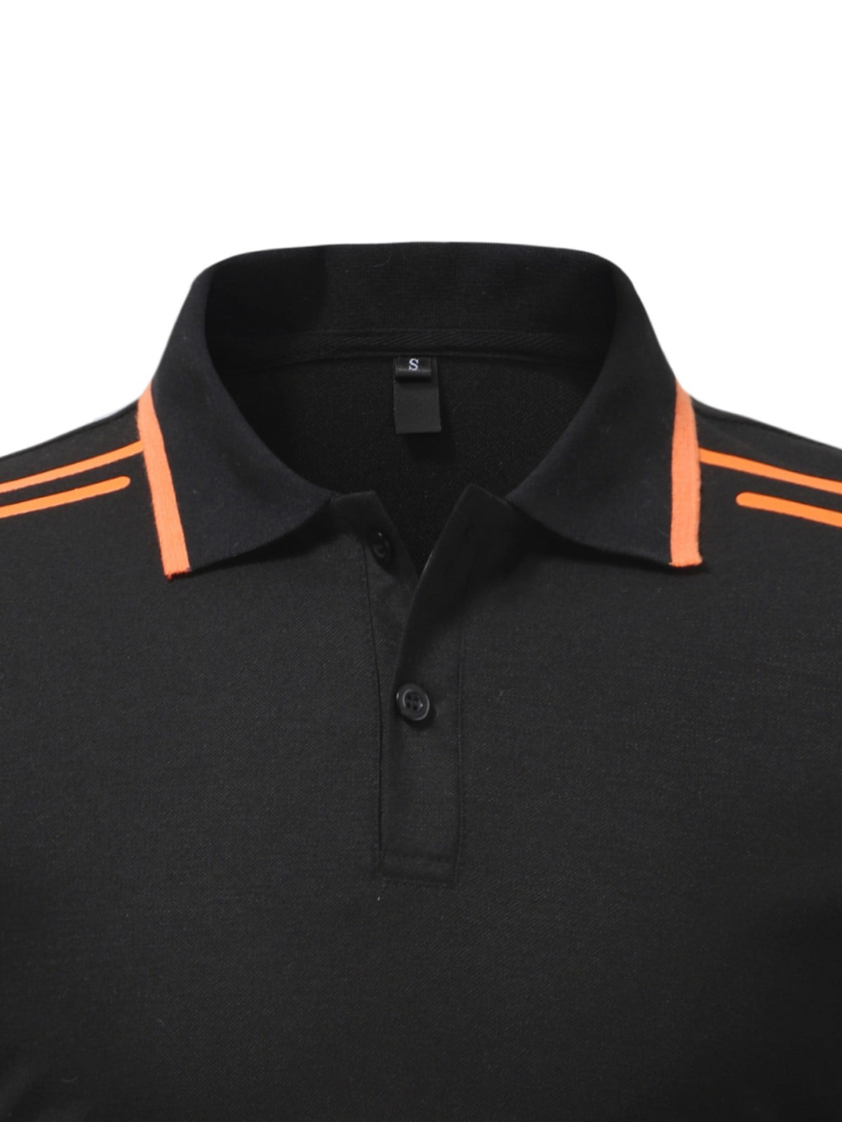 adviicd Black Magellan Shirts for Men Fashion Men's Short Sleeve Solid Polo  Shirt Slim Fit Casual Basic Designed 