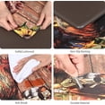 thumbnail image 3 of Rooster Kitchen Rugs Sets of 2，Farmhouse Anti-Fatigue Kitchen Mats for Floor Non-Slip Waterproof Sunflower Kitchen Rug Kitchen Mat Washable for Kitchen Laundry Office, 3 of 5