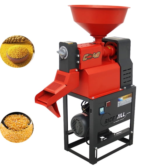 Rice Milling Machine Rice Millet Grain Milling Hulling Machine Cereals Peeling Sheller 220V