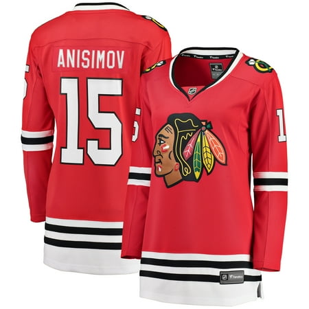 - Artem Anisimov Chicago Blackhawks Fanatics Branded Women's Breakaway Player Jersey - Red