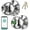 Sliver, variant on Fingerprint Door Knob, 3-in-1 Smart Door Lock with App Control & Backup Keys, Biometric Keyless Entry for Bedroom, Apartment, Office, Satin Nickel