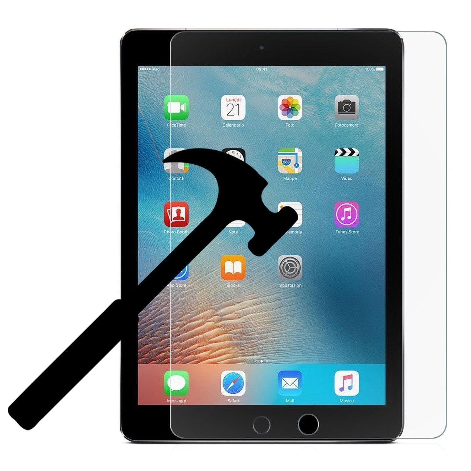 For New iPad 9.7” 2018/2017/Air 1/2/Pro HD Clear Tempered Glass Screen Protector 