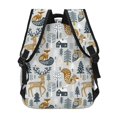 thumbnail image 4 of Disketp Winter Forest Animals Mochila Estampada para Hombre y Mujer – Mochila Ligera Clásica con Múltiples Bolsillos para Universidad, Trabajo y Viajes-One Size, 4 of 5