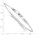 thumbnail image 2 of Primal Silver Sterling Silver Polished 0.01 carat Diamond Bangle, 2 of 4