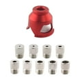 thumbnail image 1 of Perforadora de posicionamiento, perforadora vertical, guía de broca para espiga portátil, accesorios, localizador de brocas para agujeros rectos de Rojo, 1 of 8