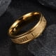 thumbnail image 3 of Vintage Roman Numberss Ring Temperament Fashion 6mm Width Stainless Steel Couple Ring For Men Woman Party Jewelry Birthday Gifts, 3 of 5