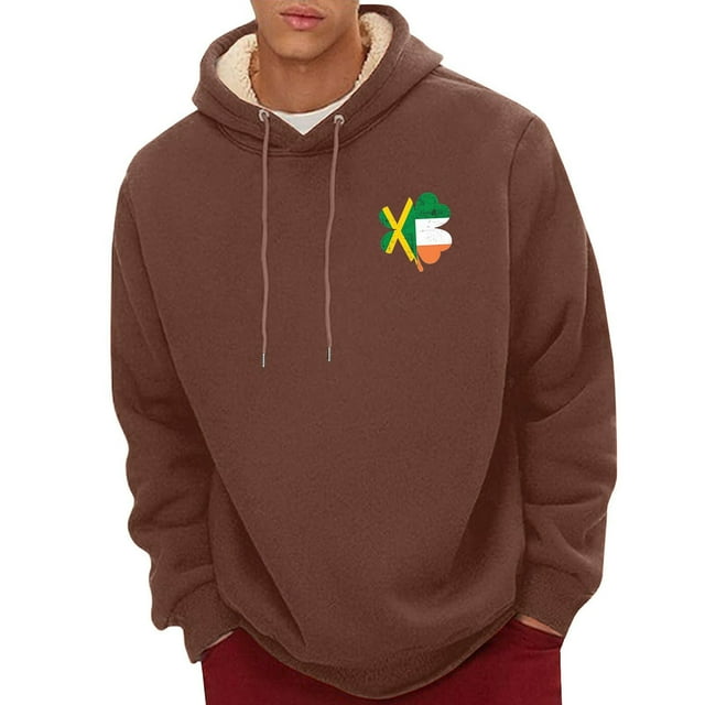 WILLBEST Sudaderas De Hombre Sudadera con Capucha para Hombre, Otoño e Invierno, Cálida y Cómoda, De Lana Gruesa y Terciopelo, con Cuello Redondo y Manga Larga XGrande