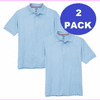 French Toast Boys/Girls 2 Pack Regular Polo Shirt XS 4/5/Light Blue