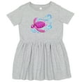 thumbnail image 3 of Inktastic Cute Pink Sea Turtle Girls Toddler Dress, 3 of 5
