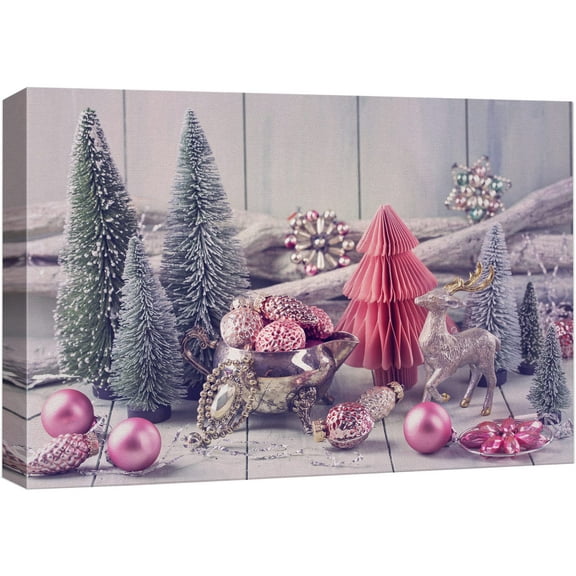 wall26 Canvas Wall Art Merry Christmas Pictures Home Wall Decorations for Bedroom Living Room Paintings Canvas Prints Framed - 24x36 inches