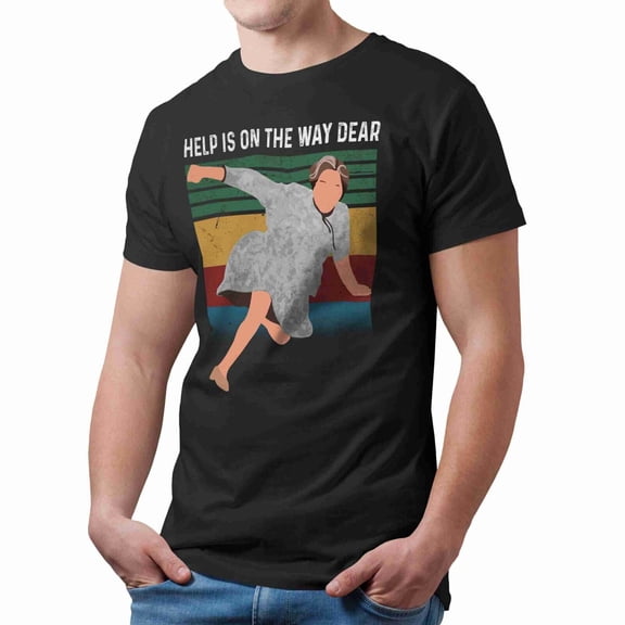 Mrs. Doubtfire Euphegenia Doubtfire Help is On The Way Vintage Square T-Shirt