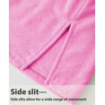 thumbnail image 4 of Toalla con capucha para niños Miss Shorthair con cremallera rosa 11-13, 4 of 7