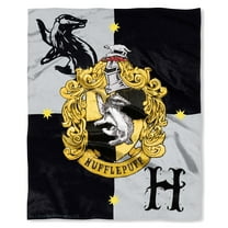 Harry Potter House Crests Silk Touch Throw 50" x 60"- Choose From All 4 Houses
