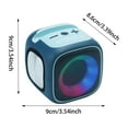 thumbnail image 3 of Mobile Phone Stand Bluetooth Speaker with Colorful LED, MP3 Card Slot, and TWS Pairing for Stereo Sound, 3 of 3