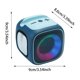 thumbnail image 3 of Soporte Para Teléfono Móvil Altavoz Bluetooth Con Pantalla Led A Color Ranura Para Tarjetas Mp3 Y Emparejamiento T.W.S Para Sonido Estéreo, 3 of 3