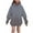 Black B, variant on Zpanxa Big Girls Line Pattern Hooded Sweatshirt, Soft Brushed Interior Pullover with Kangaroo Pocket for School Wear 3-14 Years