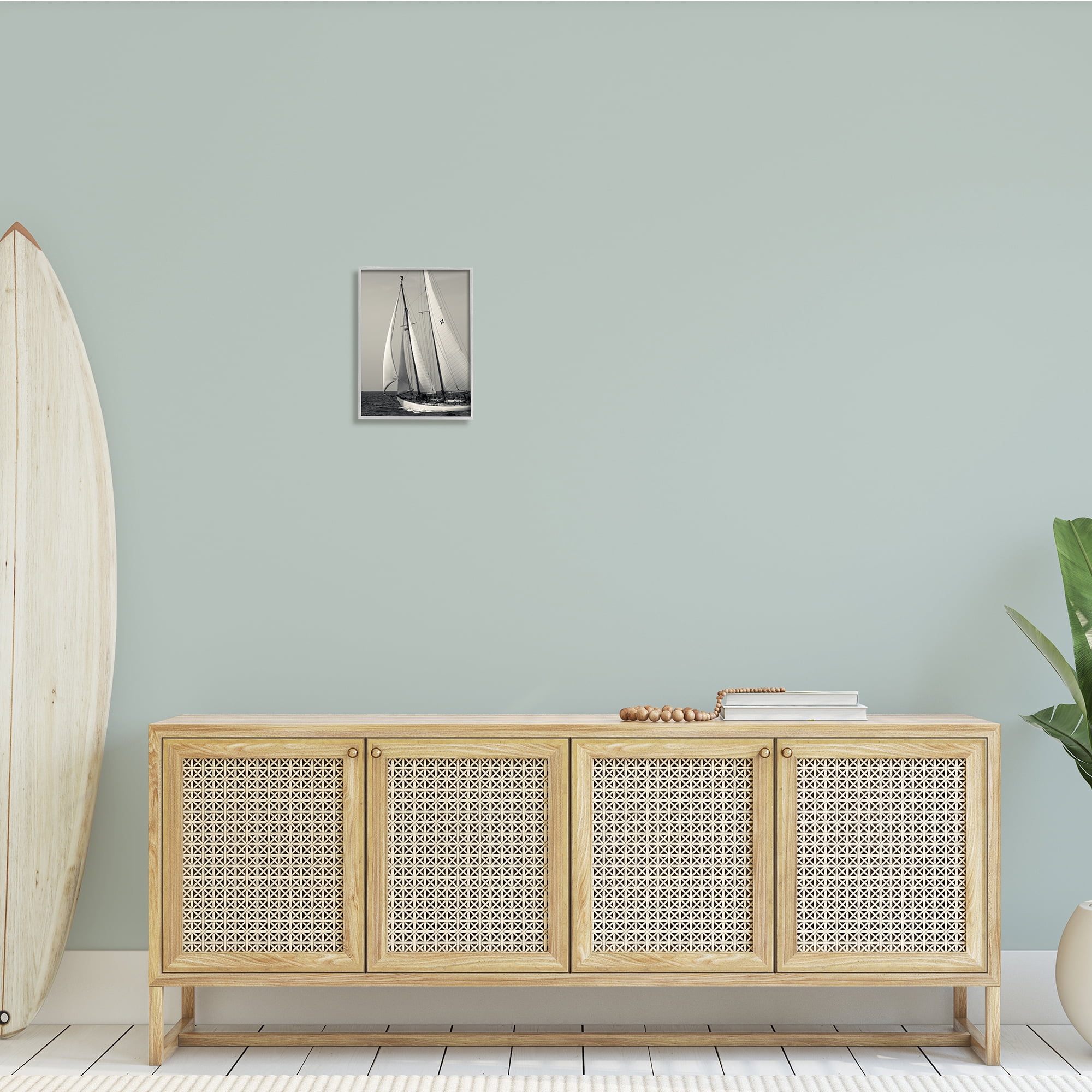 Stupell Indtries Ocean Ship Full Sail Modern Nautical Boat Photography,11 x 14,Design by Danita Delimont