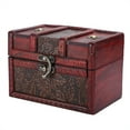 thumbnail image 1 of Caja organizadora de joyería, caja portátil de madera de PU, caja de almacenamiento para exhibición de joyas (6262C016262 New GrapeS), 1 of 12