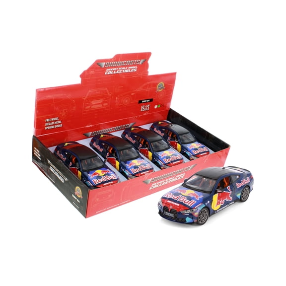 BMW M4 (G82) w/Red Bull Racing Livery, Dark Blue - Showcasts 68292D - 1/23 Scale Diecast Model Car
