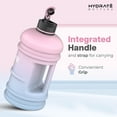 thumbnail image 4 of HYDRATE XL Jug Half Gallon Water Bottle - BPA Free, Flip Cap, Ideal for Gym - Color, 4 of 7